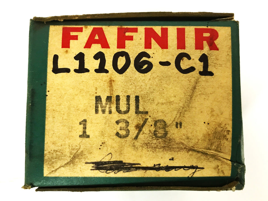 Fafnir 1-3/8 inch Insert Bearing with Collar L1106-C1/S1106KC1 [Lot of 3] NOS