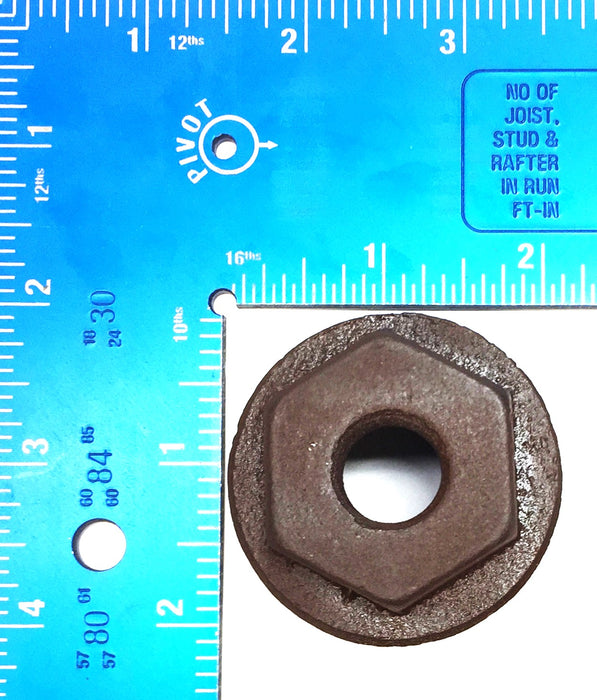 Unbranded 1-1/2" x 1/8" Black Iron Bushing [Lot of 2] NOS