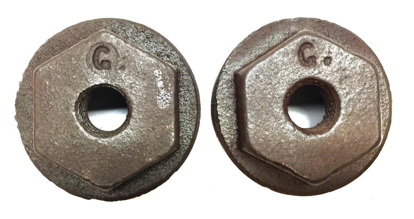 Unbranded 1-1/2" x 1/4" Black Iron Bushing [Lot of 2] NOS
