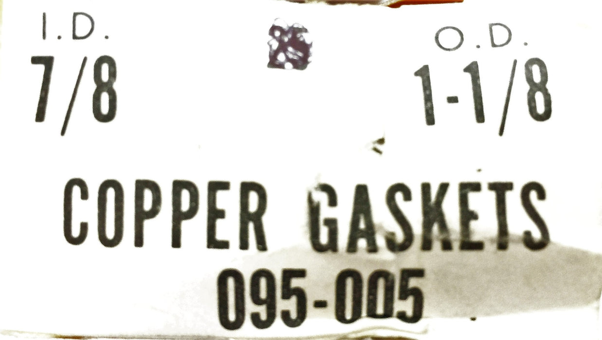 Dorman Copper Gasket 095-005 [Lot of 22] NOS