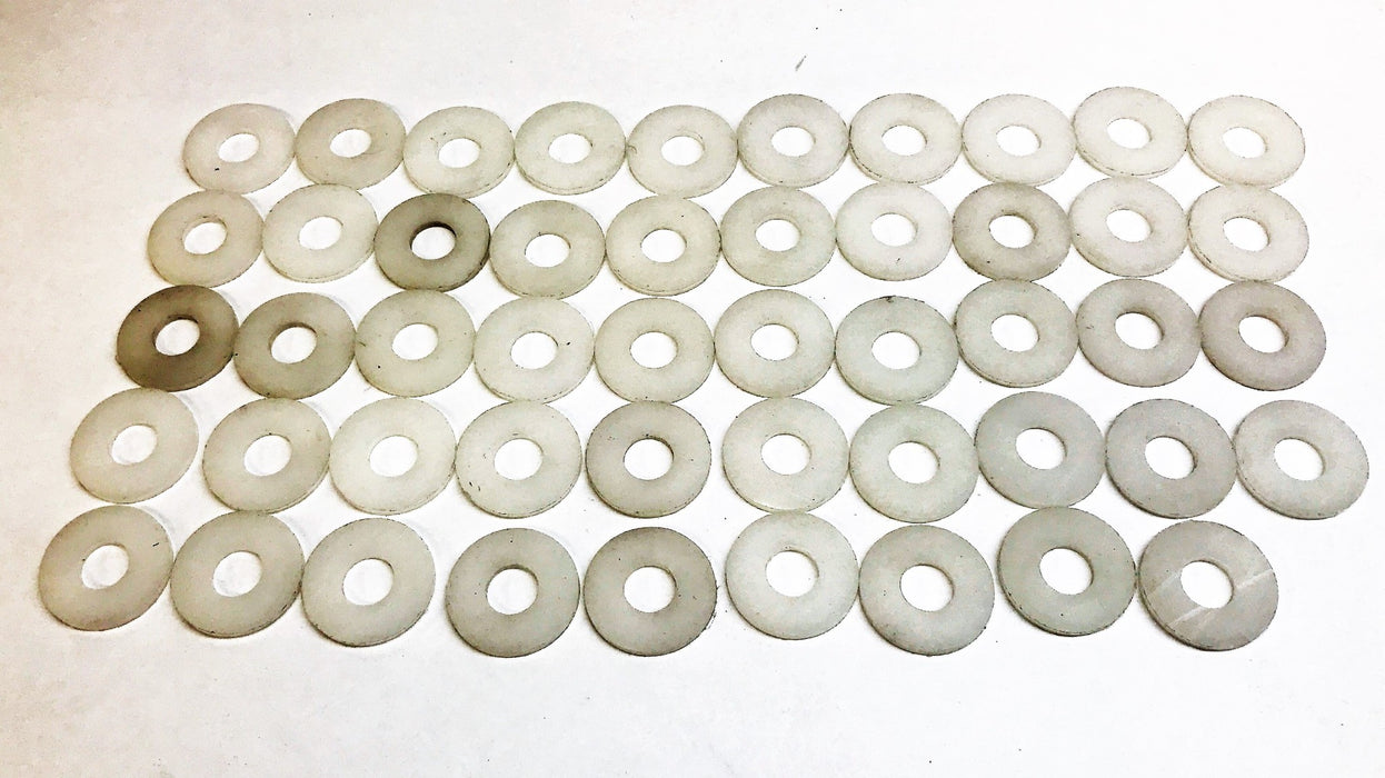 Unbranded White Flat Teflon Faucet Washer [Lot of 49] NOS