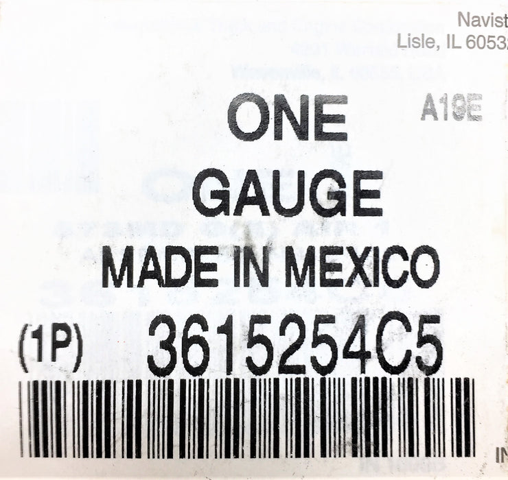 INTERNATIONAL/NAVISTAR Air Gauge 3615254C5 NOS