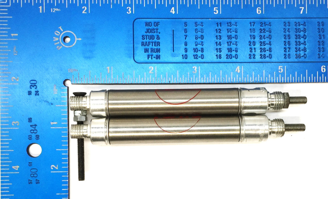 Bimba Pneumatic Air Cylinder 022-DXP [Lot of 2] NOS