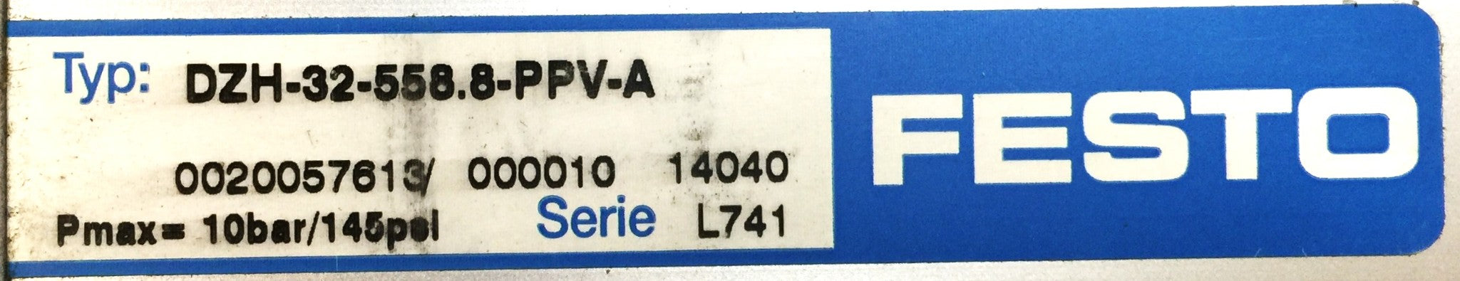 Festo Pneumatic Air Cylinder DZH-32-558.8-PPV-A NOS