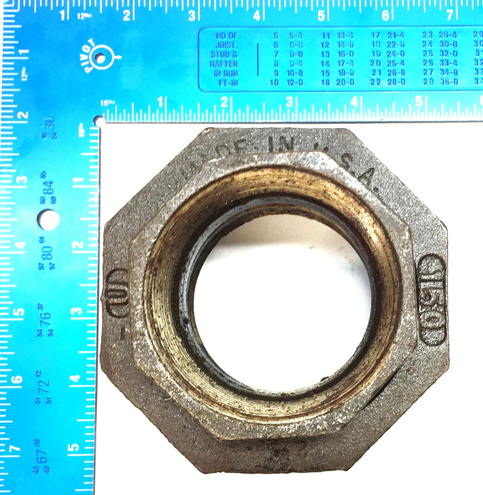 Unbranded 2-1/2" Black Union Coupler NOS