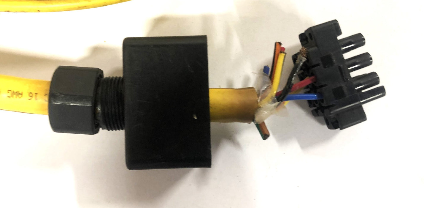 Telemecanique Untested Pushbutton Station With 10 Foot Cable XAC-A02/XAC-A03USED