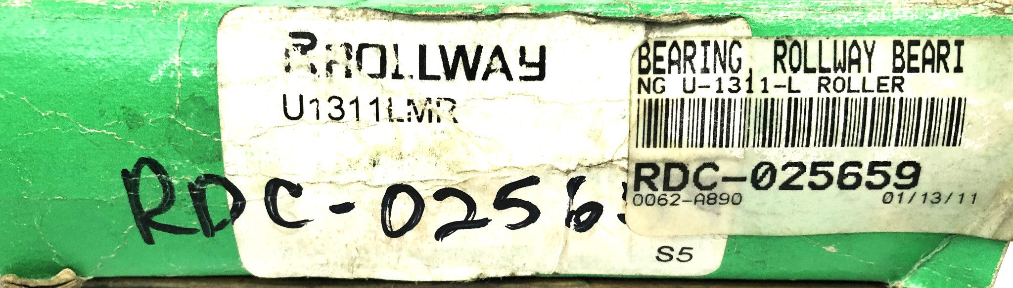 Rollway Cylindrical Roller Bearing U1311LMR NOS