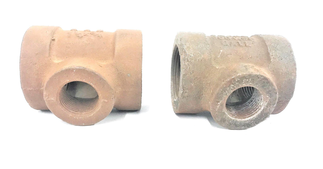 FLAGG 300 WSP 1-1/4"x1-1/4"x3/4" TEE FITTING AAR1-1/4x3/4 NOS