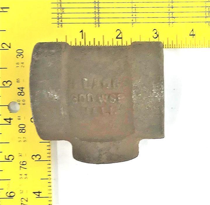 FLAGG 300 WSP 1-1/4"x1-1/4"x3/4" TEE FITTING AAR1-1/4x3/4 NOS