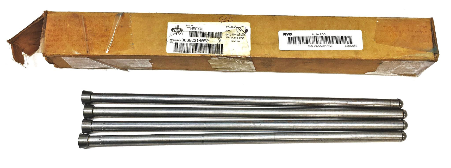 Mack 4 Piece Push Rod Set 369GC314AP2 NOS