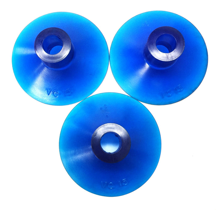 VI CAS Blue Rubber Vacuum Cup VC15 [Lot of 3] NOS