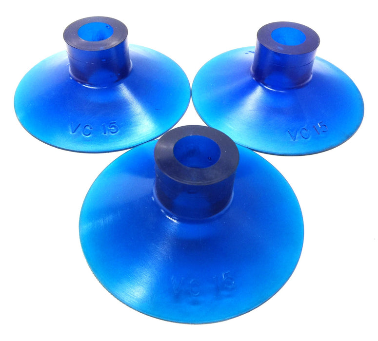 VI CAS Blue Rubber Vacuum Cup VC15 [Lot of 3] NOS