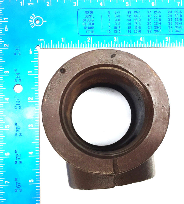 American Foundry 1-1/2" x 1-1/2" x 1-1/4" Iron Tee NOS