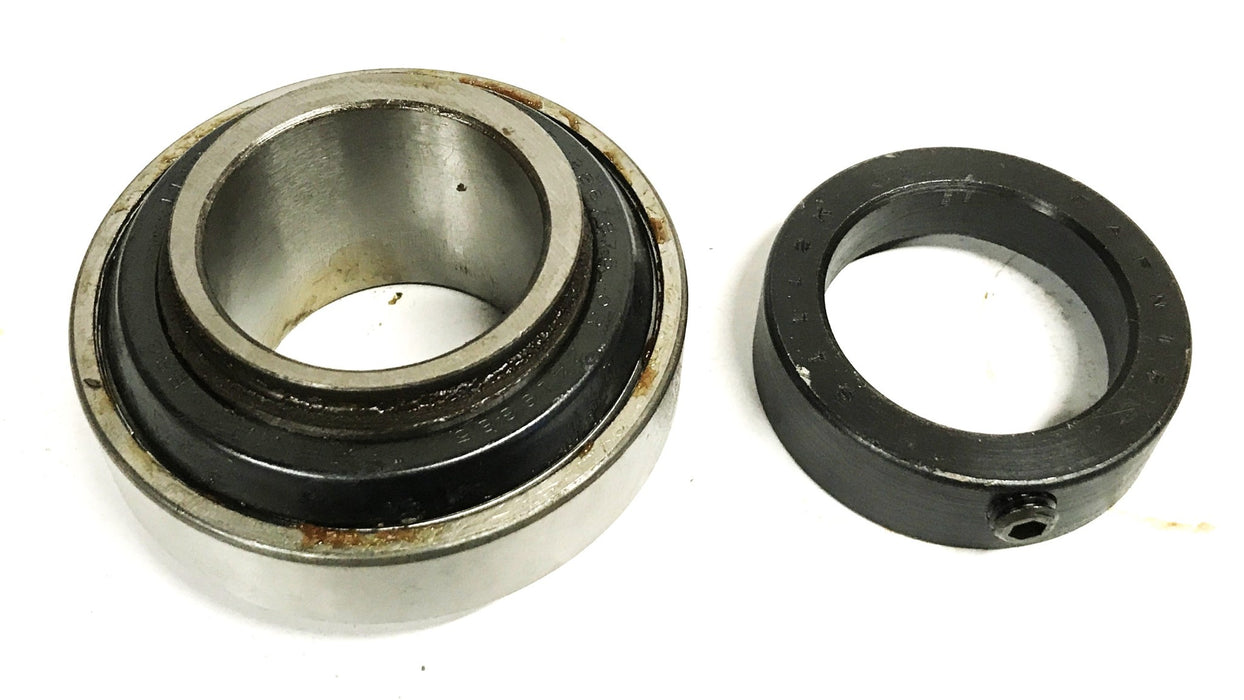 Fafnir 1-3.4 inch Insert Bearing with Collar 1112KL NOS