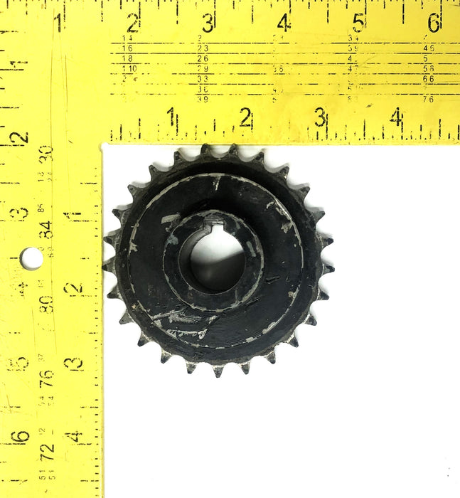 Unbranded 25 Tooth 1.23X2.233.12 Inch OD 0.78 Inch Bore 3/8 Sprocket 25Z USED