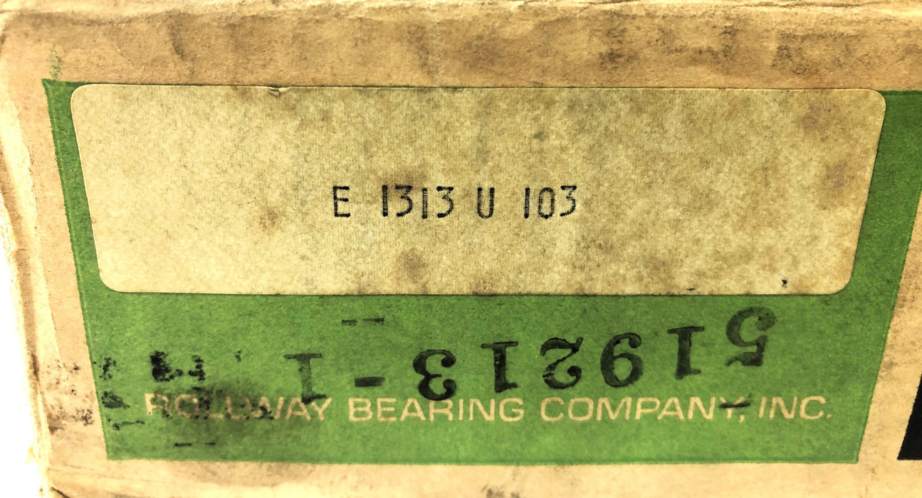 Rollway Cylindrical Roller Bearing E1313U103 NOS