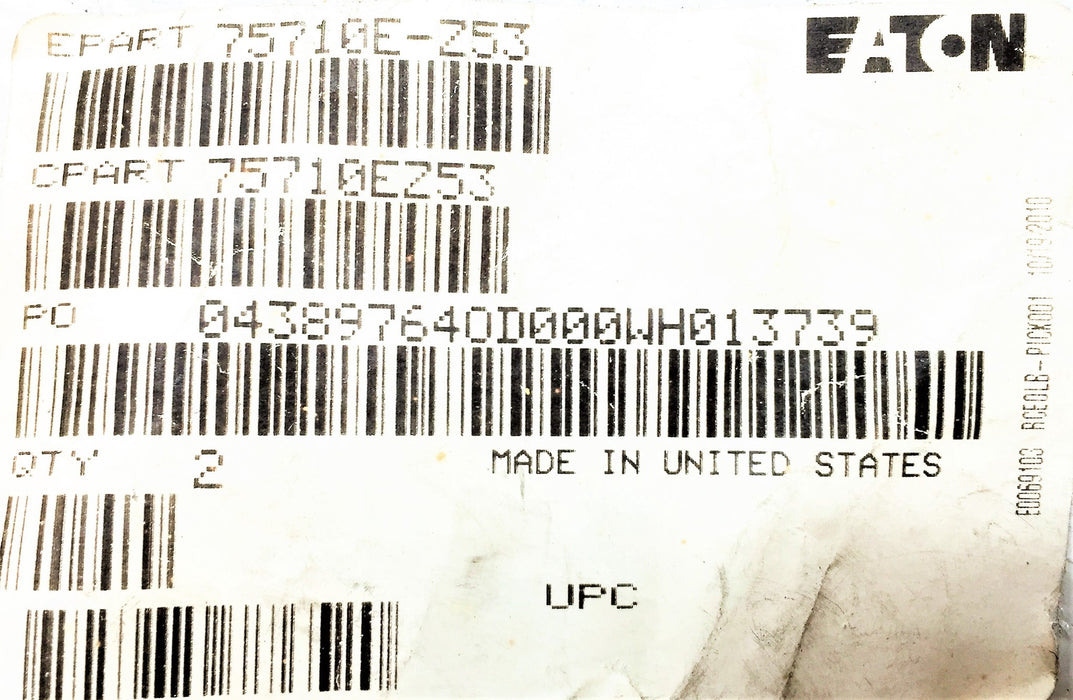 EATON/WEATHERHEAD Crimp Hose Fitting Pack (2pcs) 75710E-Z53 NOS