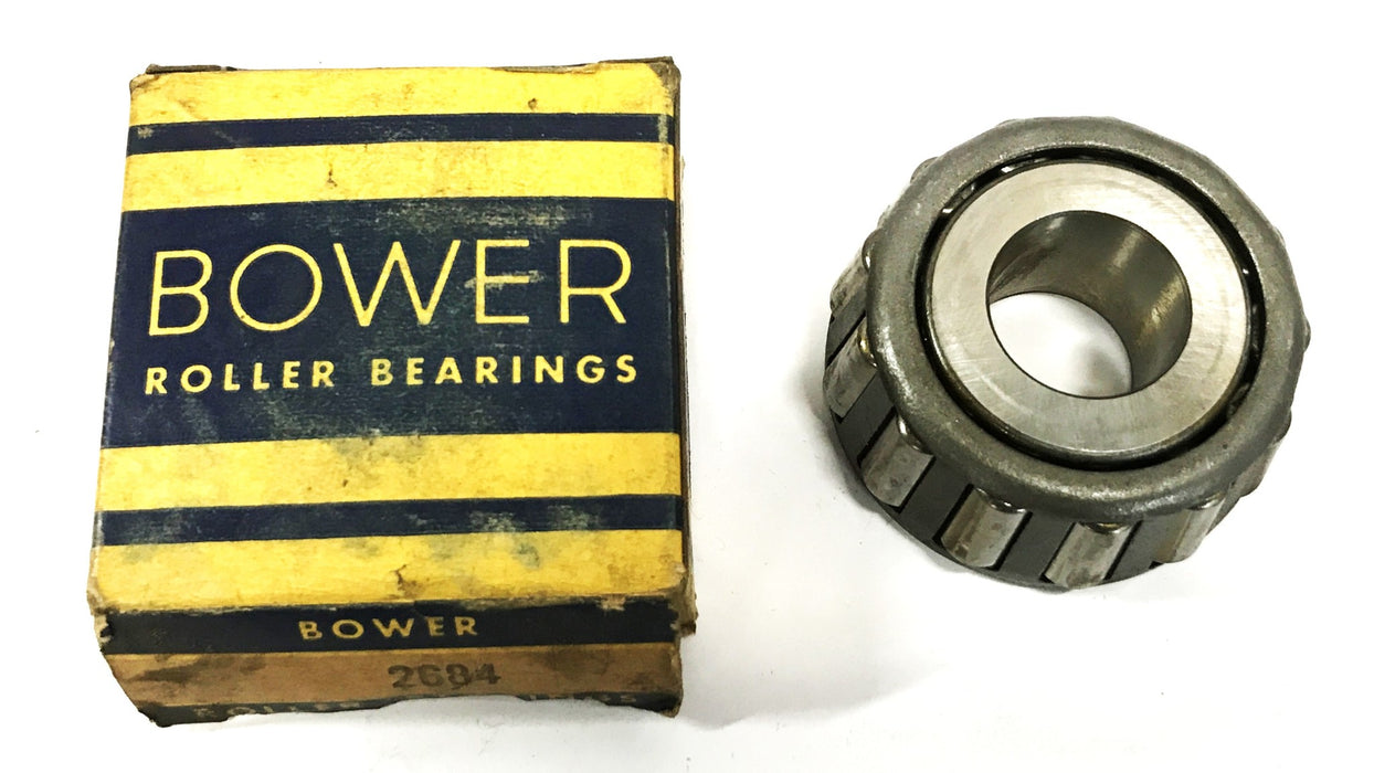 Bower Tapered Roller Bearing Cone 2684 NOS