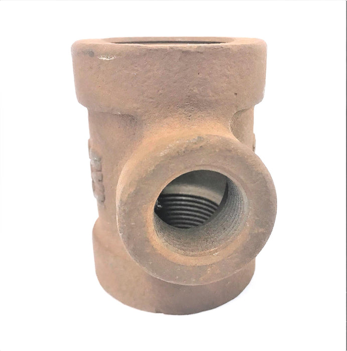 UNBRANDED 1500 WOG 300 AAR REDUCING TEE 1-1/4"x3/4" 1500WOG NOS