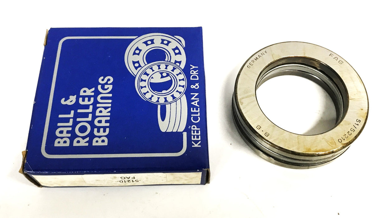 FAG 3-Piece Thrust Ball Bearing 51210 NOS