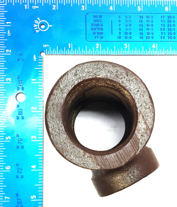 Stockham 1-1/2" x 1-1/2" x 1" SCH80 Iron Tee NOS