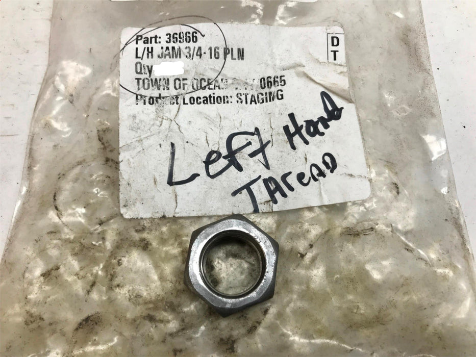 Fastenal LH 3/4"-16 Jam Nut 36966 [Lot of 17] NOS