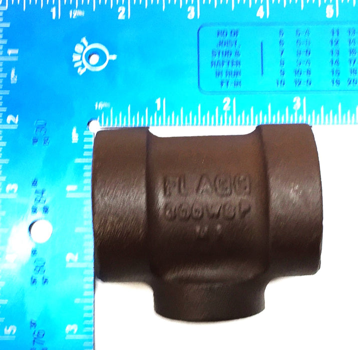 Flagg 1" x 1" x 1/2" Iron Tee [Lot of 5] NOS