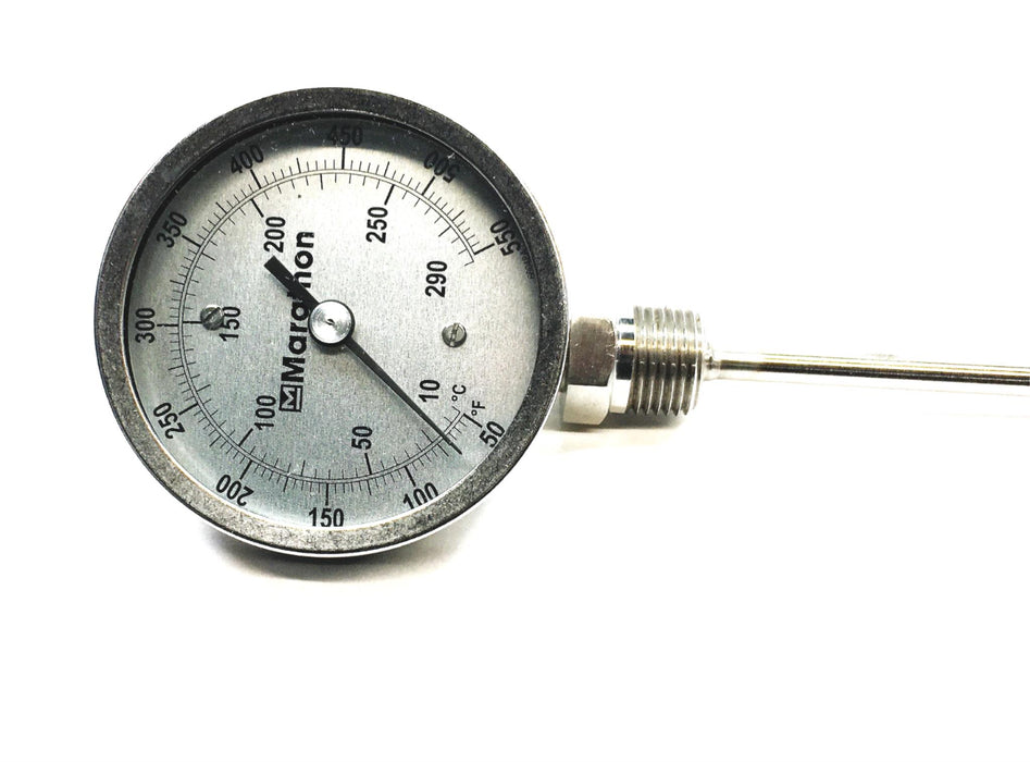 Marathon 3 Inch 50/550F And 10/290C Dial Thermometer With Reset XR1501D69MEI NOS