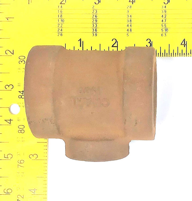 CRANE 1500/ARA 300 REDUCING TEE 1-1/4"x3/4" ARA300 NOS
