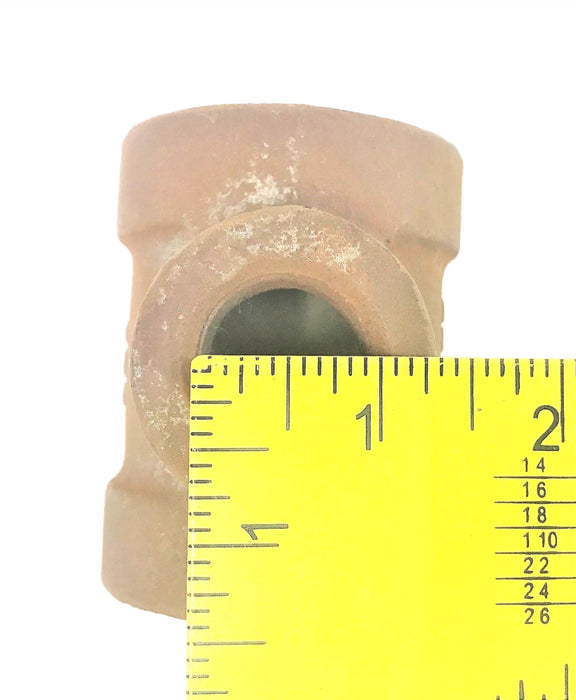 CRANE 1500/ARA 300 REDUCING TEE 1-1/4"x3/4" ARA300 NOS