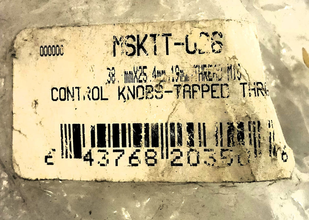 Unbranded 38mmX25.4mm 19mm Thread M15 Tapped Through Control Knob MSKIT-026 NOS