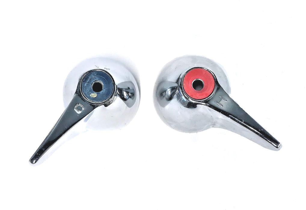CHICAGO SINGLE WING FAUCET SET HOT AND COLD 1000-PRJKCP NOS