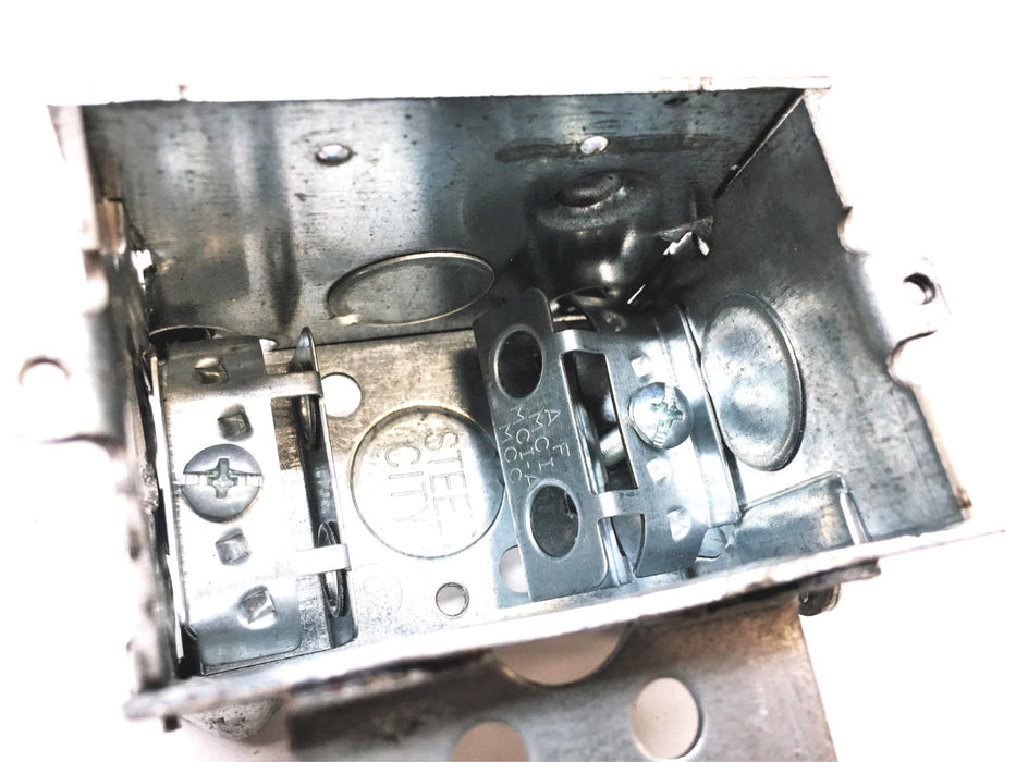 Steel City Pre Galvanized Steel  Switch Box 8069-S [Lot of 2] NOS