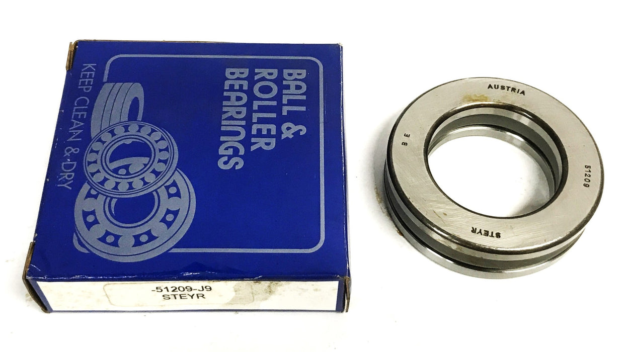 FAG 3-Piece Thrust Ball Bearing 51209-J9 NOS