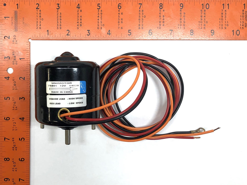 AirSource Single Shaft 12v Blower Motor 3052 (75801) NOS