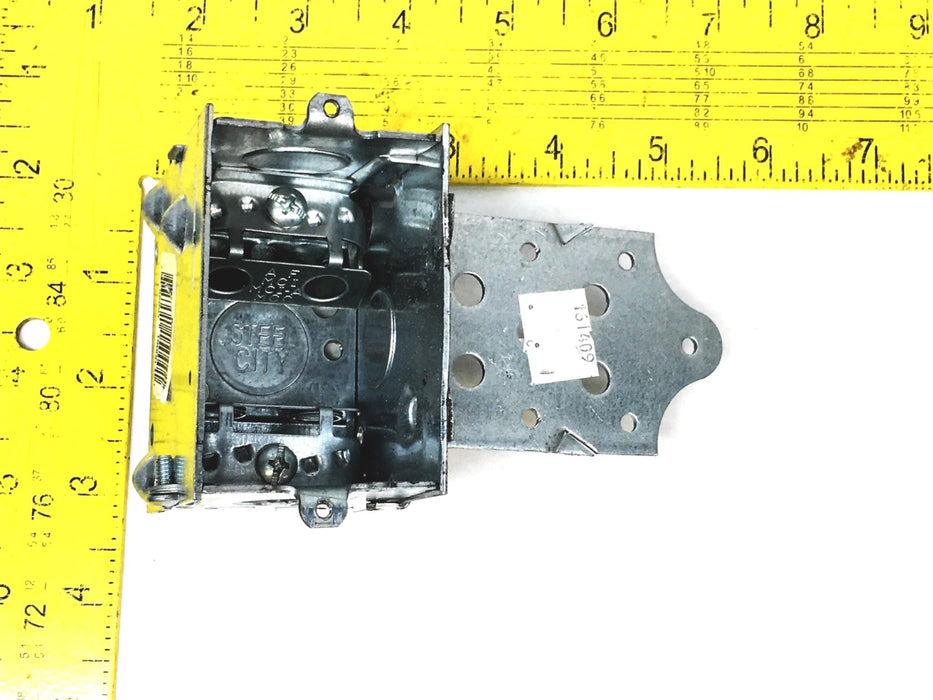 Steel City Pre Galvanized Steel  Switch Box 8069-S [Lot of 2] NOS