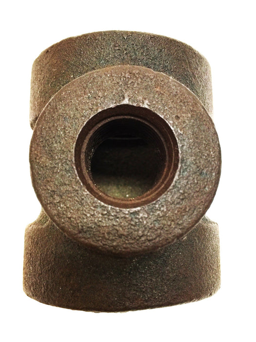 Unbranded 1" x 1" x 1/2" Iron Tee [Lot of 3] NOS