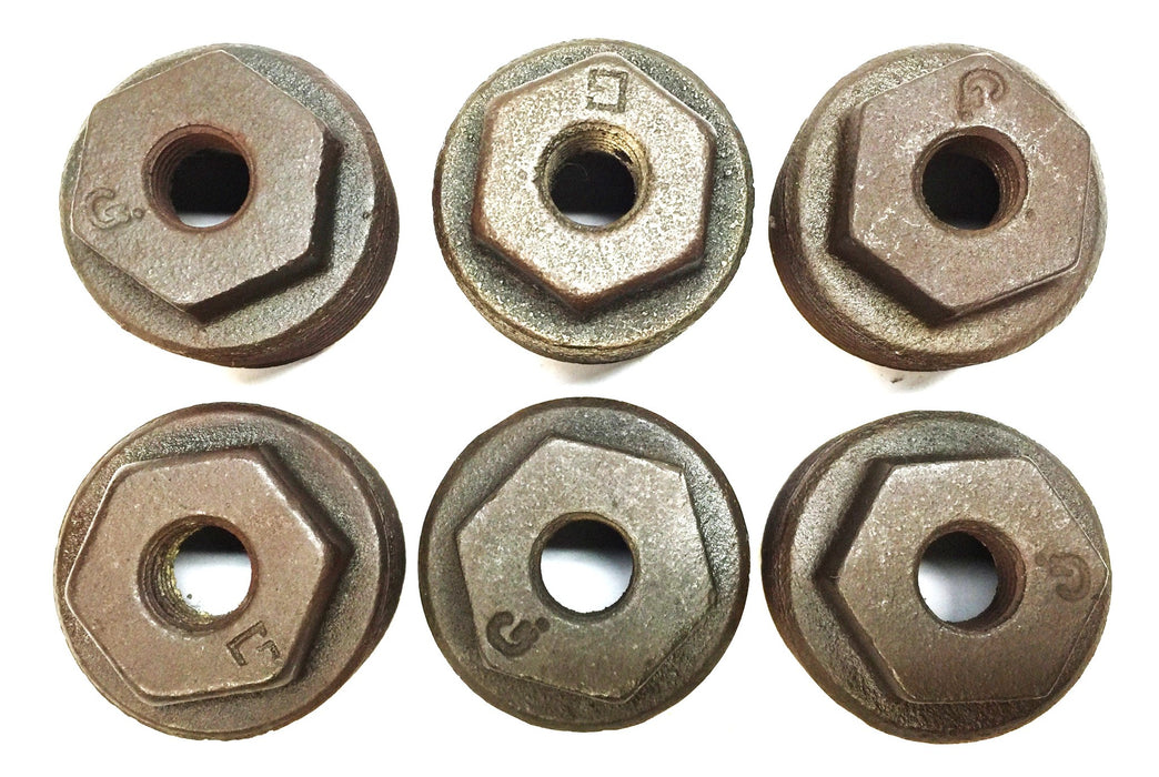 Unbranded 1-1/4" x 1/4" SCH 40 Iron Bushing [Lot of 6] NOS