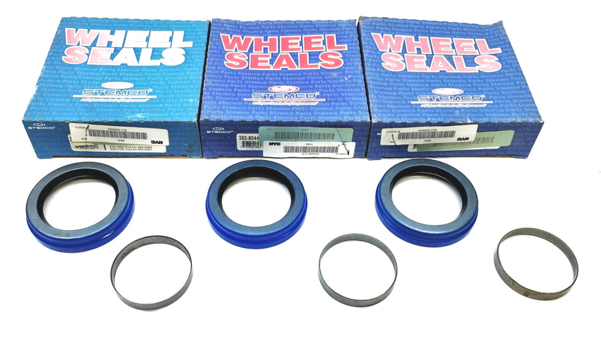 Stemco Wheel Seal Front Axle Hub Seal 382-8044 [Lot of 3] NOS