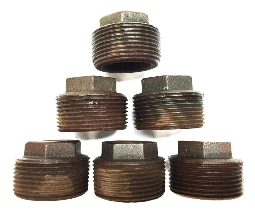 Unbranded 1-1/4" x 1/4" SCH 40 Iron Bushing [Lot of 6] NOS