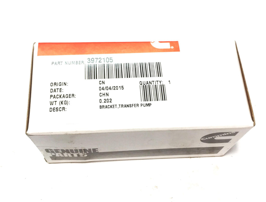 Cummins OEM Transfer Pump Bracket 3972105 NOS