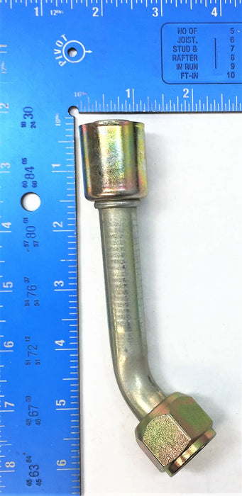 EATON Coll-O-Crimp 45 Degree Flare Female Swivel Tube Fitting 75712E-490 NOS