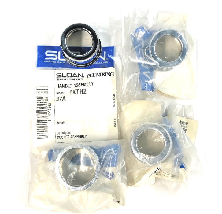 SLOAN VALVE CO SOCKET ASSEMBLY B7A [LOT OF 4] NOS