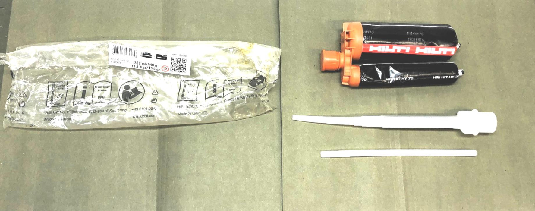 Hilti Hit - HY 70 Injectable Mortar Expired May/2018 383680 NOS