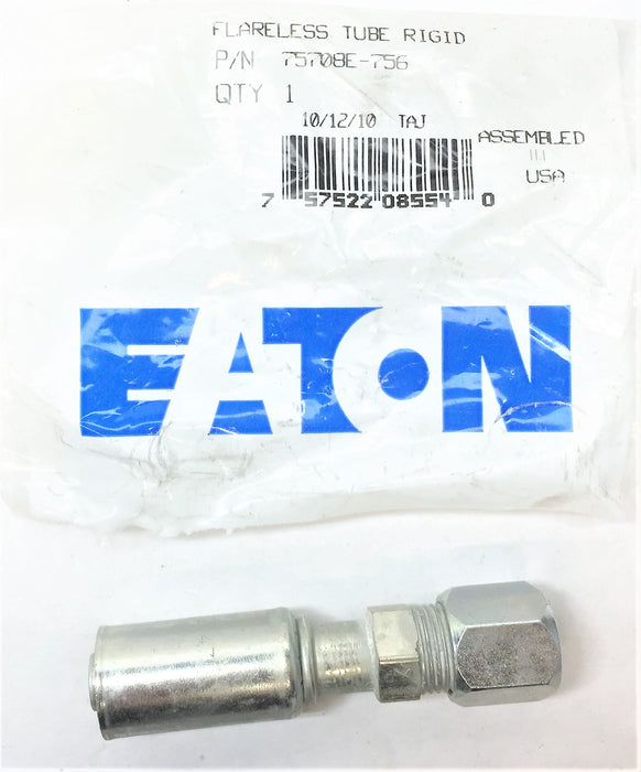 EATON/WEATHERHEAD Crimp A/C Hose Fitting 75708E-756 NOS