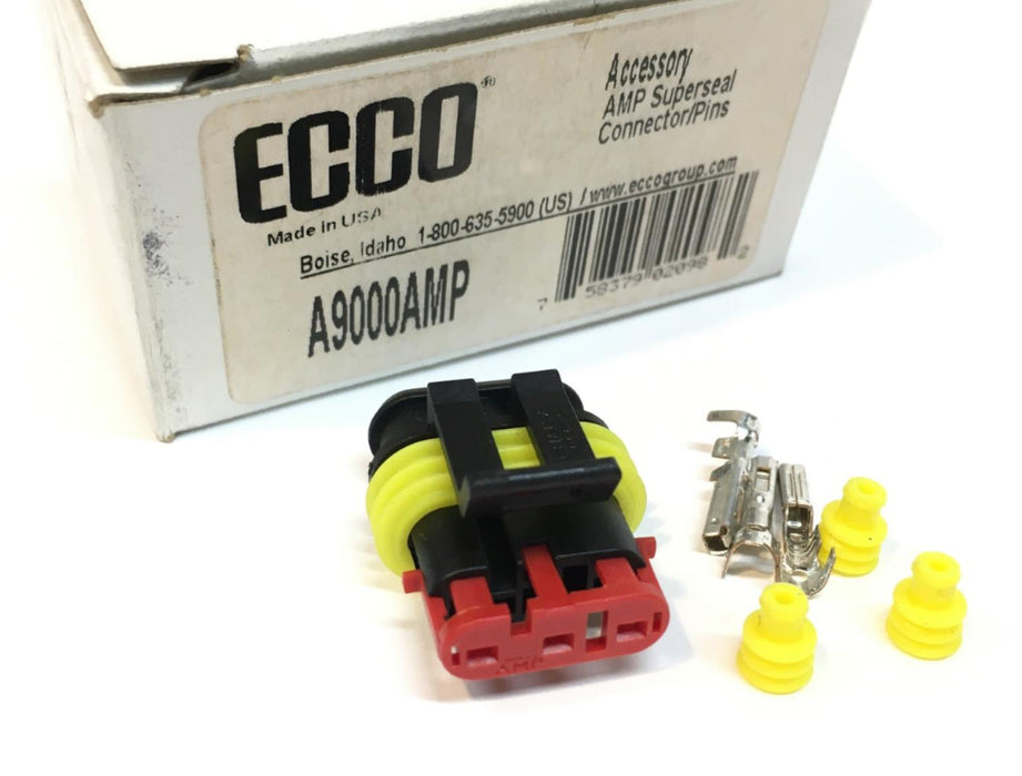 ECCO AMP Super-Seal Connector & Pins NEW IN BOX