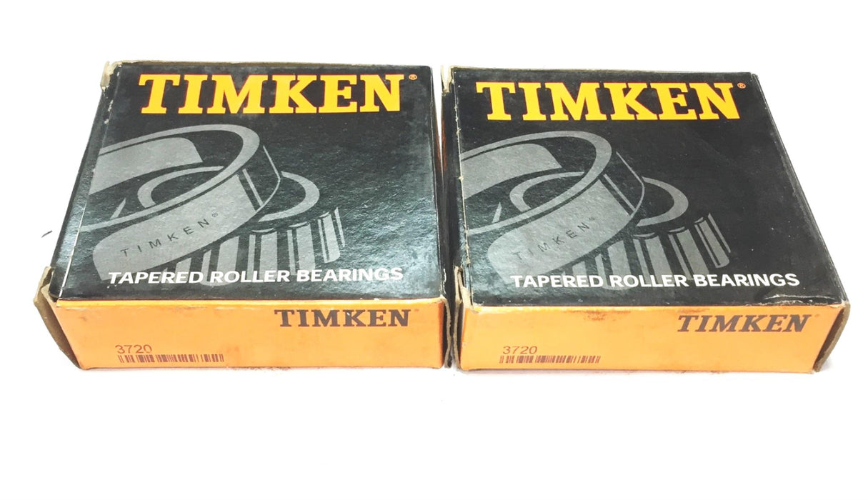 Timken Race Cup Bearing 3720 [Lot of 2] NOS