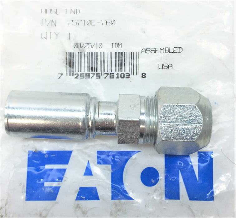 EATON WEATHERHEAD Hose Fitting 75710E-760 NOS
