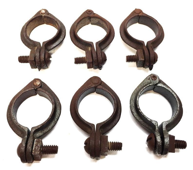 Unbranded 3/4" Split Iron Ring Hanger [Lot of 6] NOS