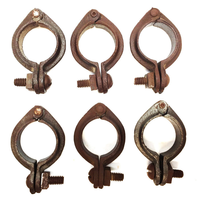 Unbranded 3/4" Split Iron Ring Hanger [Lot of 6] NOS